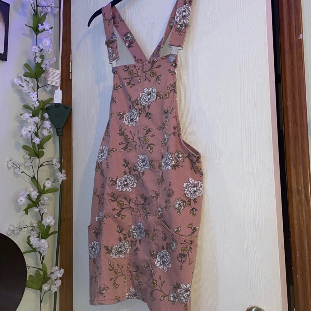 Floral Overall Dress